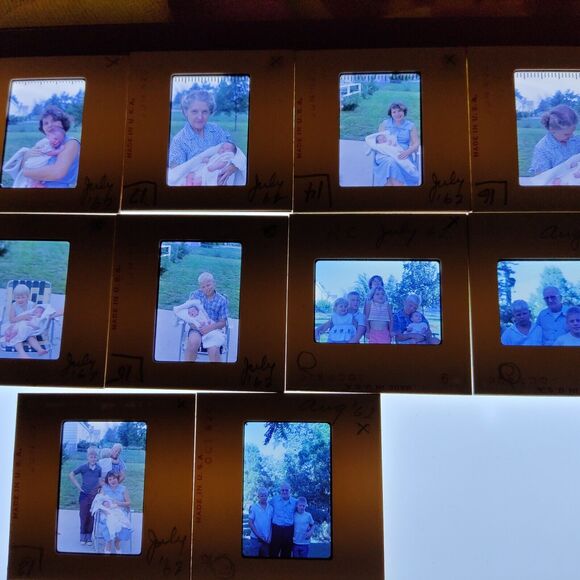 New Baby Kodachrome Color Lot Of 10 Orig 1962 35mm slides Vtg Kansas City - Picture 1 of 14